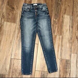 Kancan Mid-Rise Ankle Skinny Jean